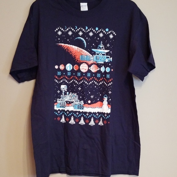 Gildan Other - Galactic navy blue tshirt